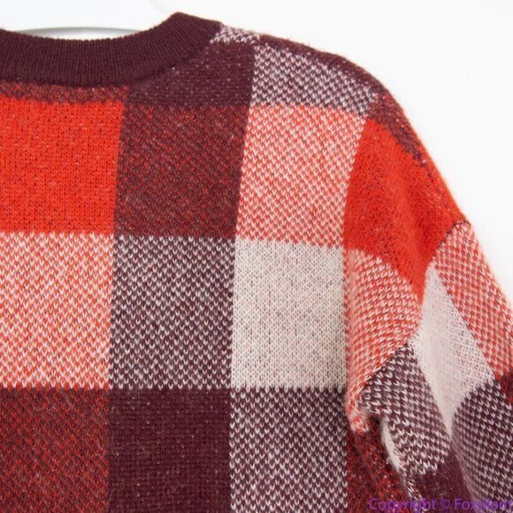 NEW Madewell Fenimore Pullover Sweater in Plaid, XS - Picture 8 of 15